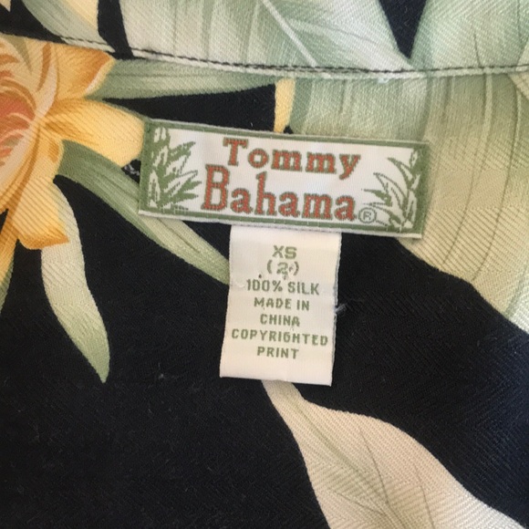 💫Tommy Bahama Silk Women’s Tropical Blouse - Picture 6 of 7